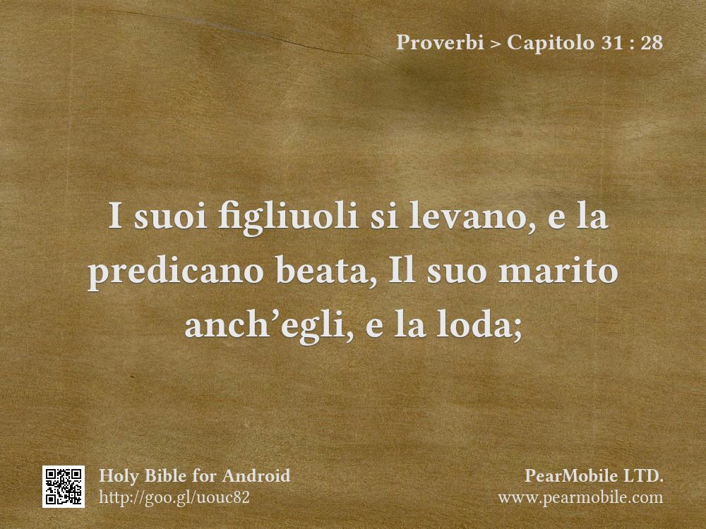 Proverbi, Capitolo 31:28